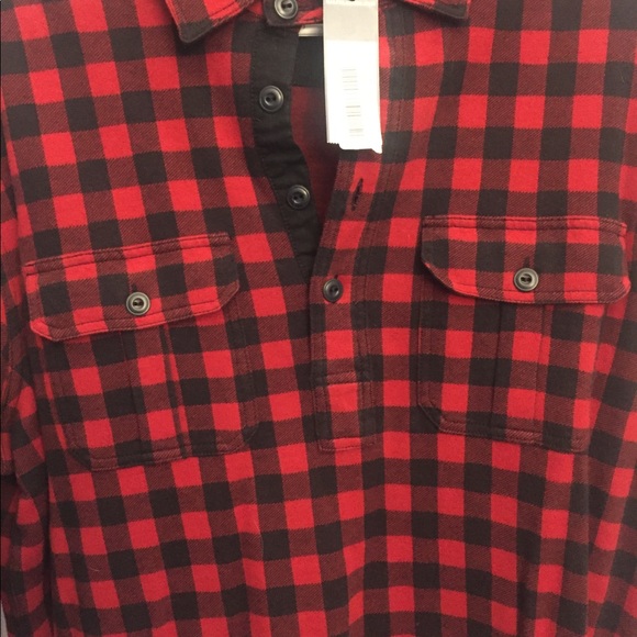 Polo Ralph Lauren Red and Black Flannel Shirt - Picture 3 of 4